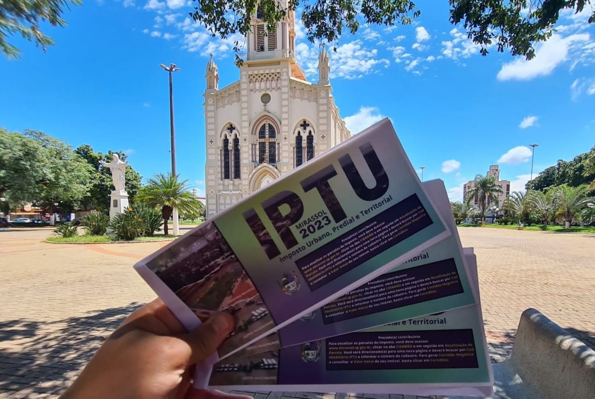 Contribuinte de Mirassol tem até o dia 15 para ter o desconto no pagamento à vista do IPTU