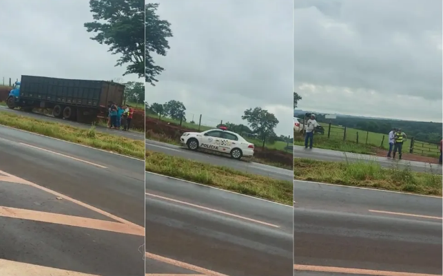 Motociclista morre em acidente com caminhão na vicinal Décio Custódio da Silva