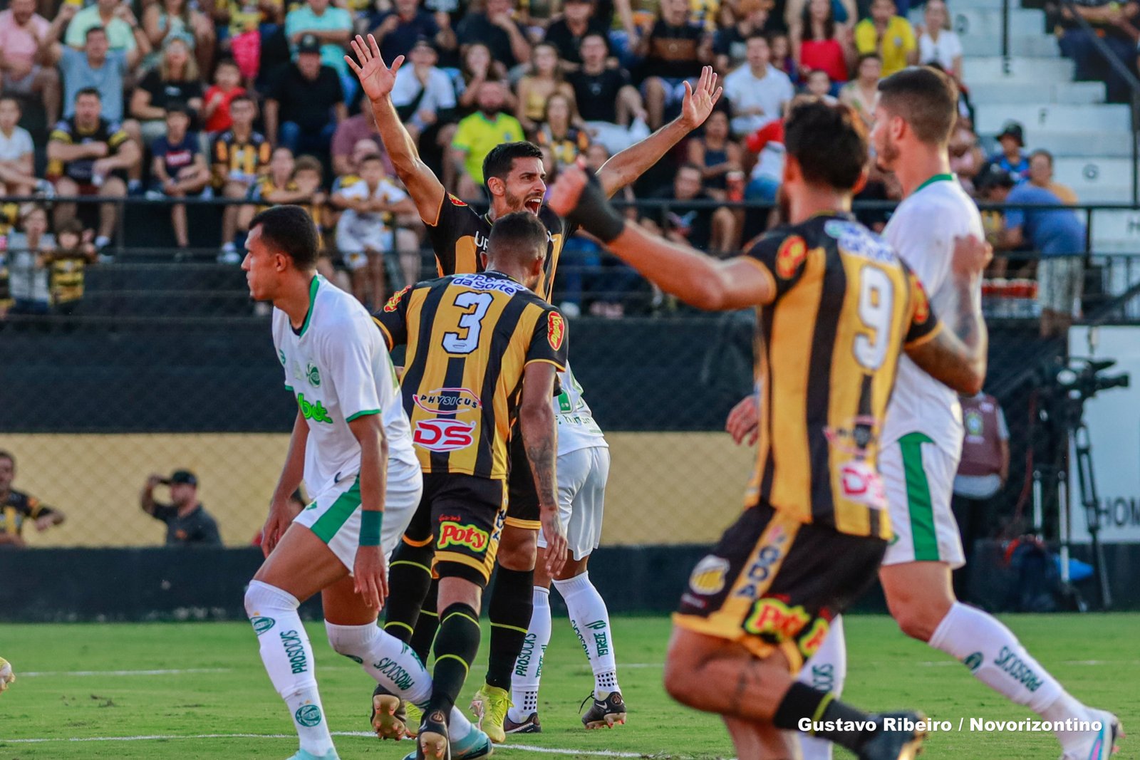 Com dois jogadores a menos, Tigre do Vale vence o Juventude pela Série-B