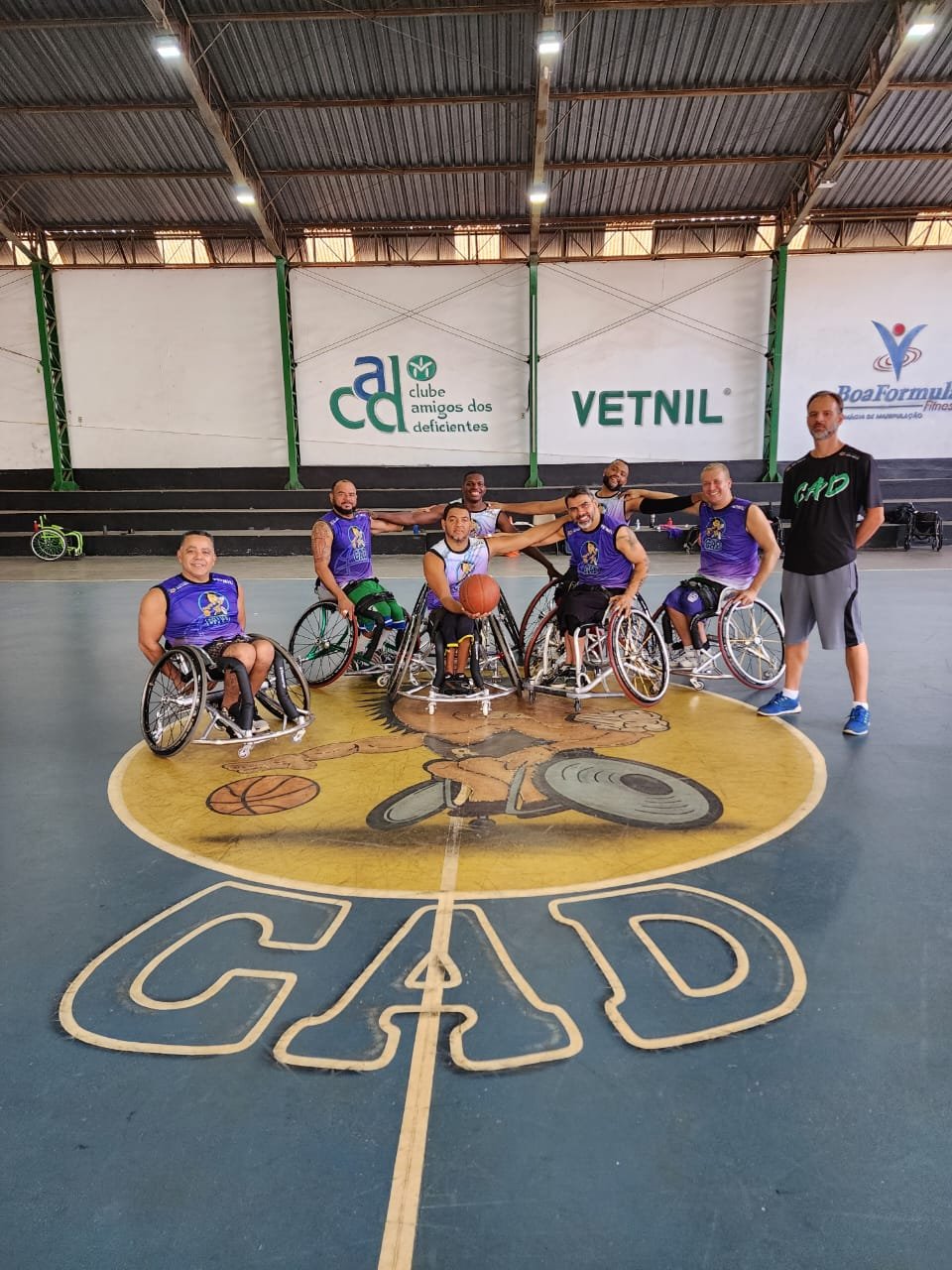 Atletas do basquete sobre rodas do CAD são pré-convocados para defender a seleção brasileira