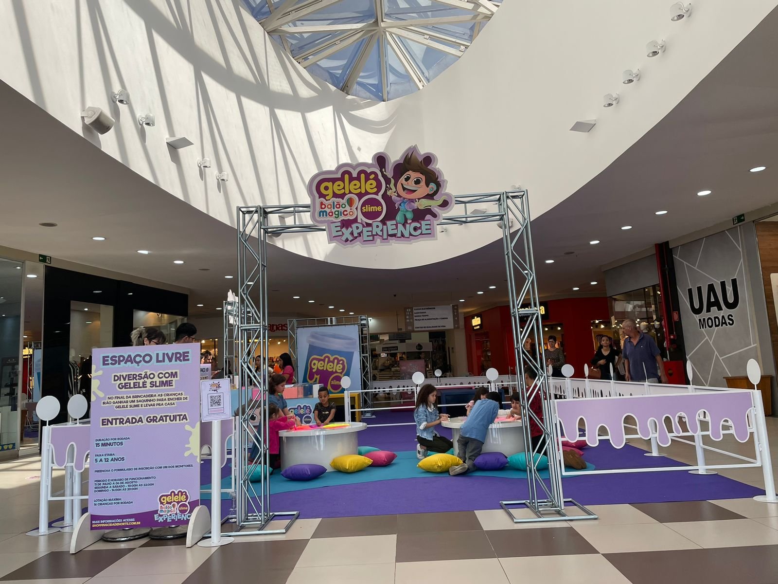 Oficina de Slime é atração nas férias no Shopping Cidade Norte