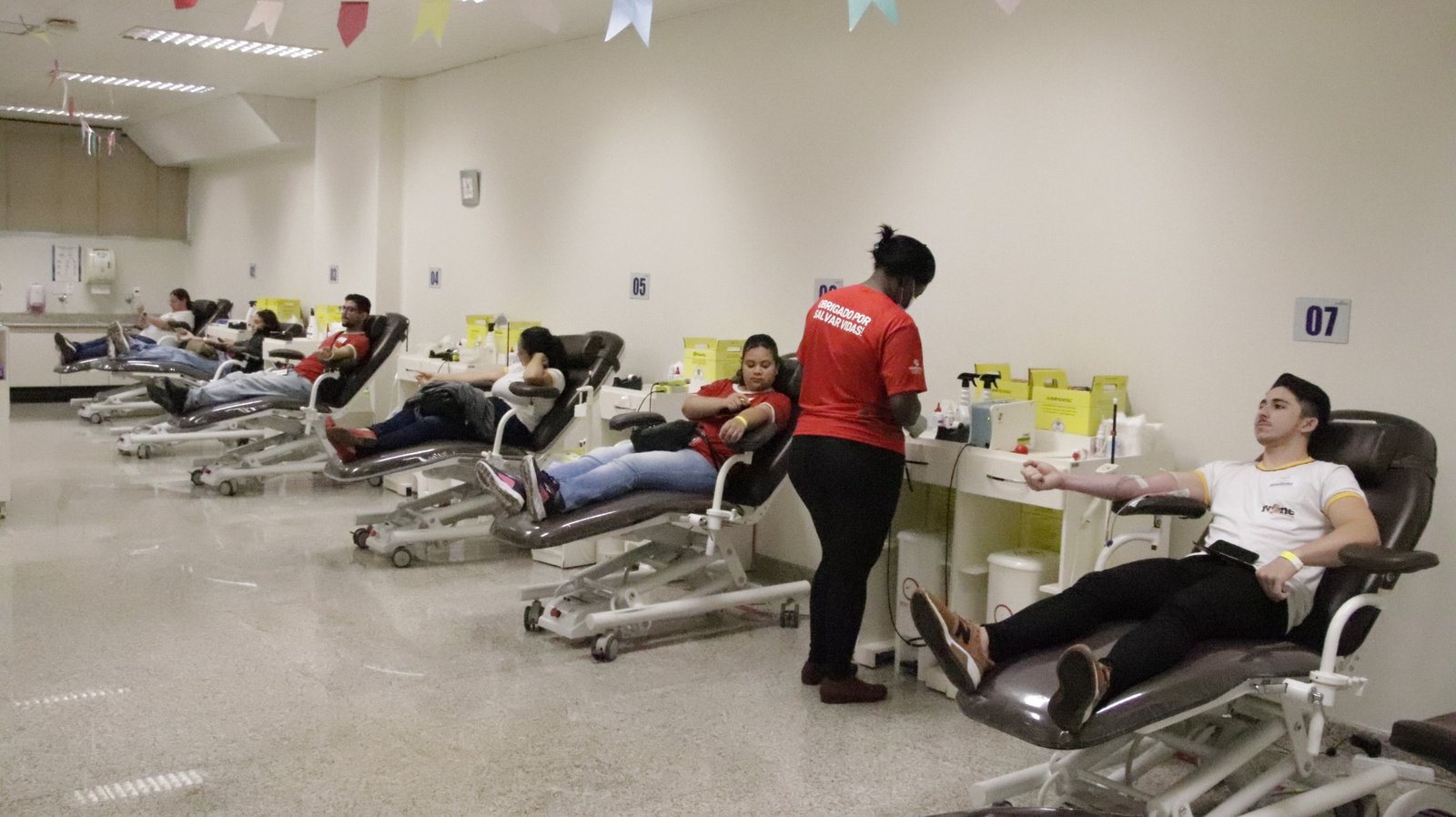 Ação especial celebra o Dia Nacional do Doador de Sangue no Hemocentro de Rio Preto