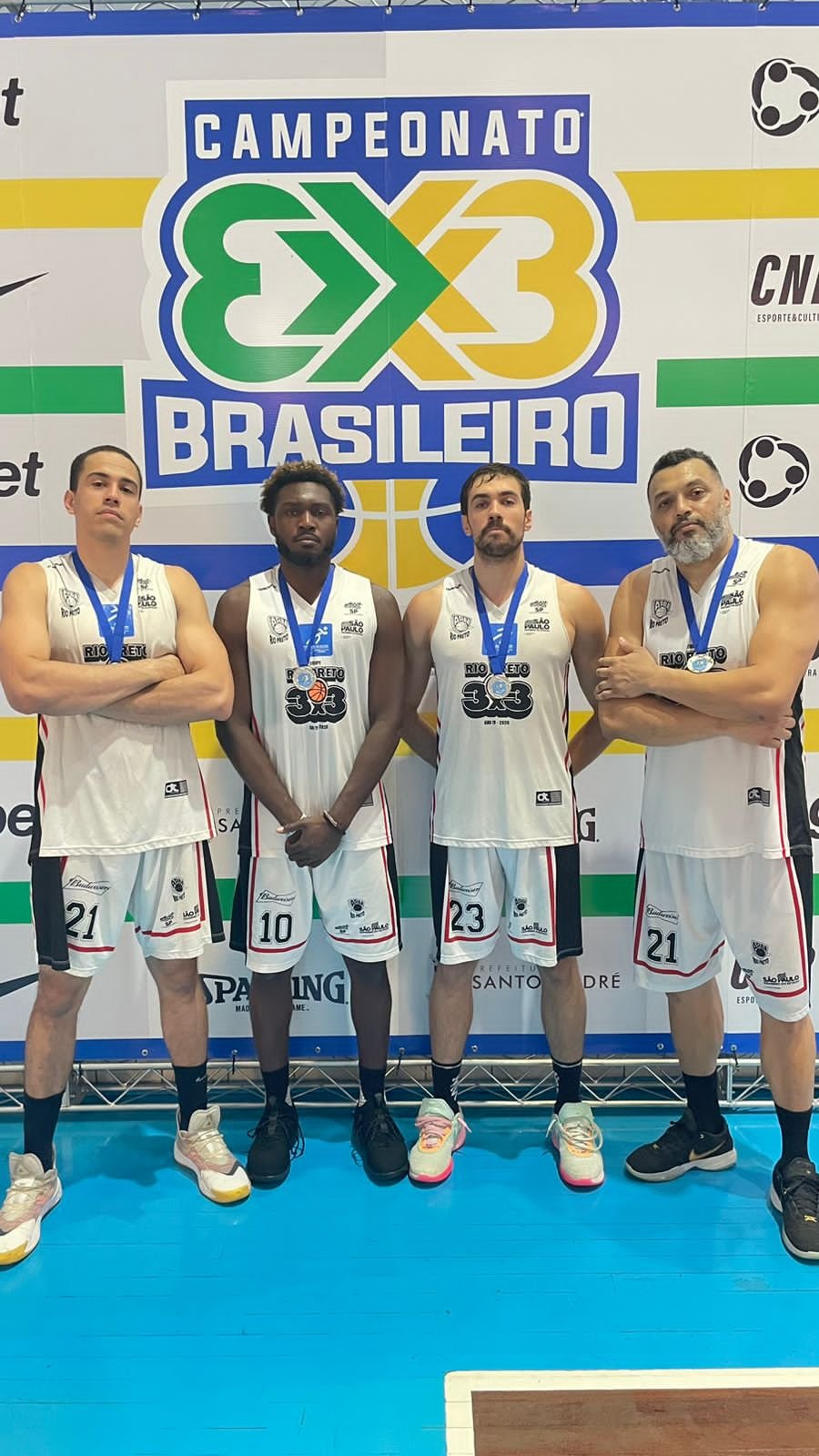 Time de basquete 3×3 do Rio Preto fica com o vice no regional e garante vaga na final do Brasileiro