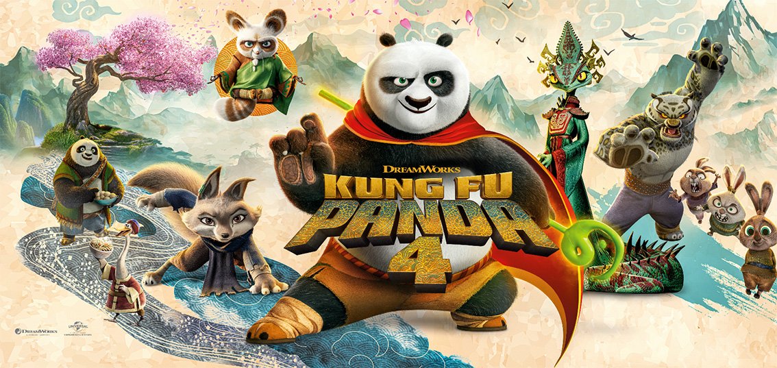 CineMaterna do Plaza exibe nesta terça o filme “Kung Fu Panda 4”
