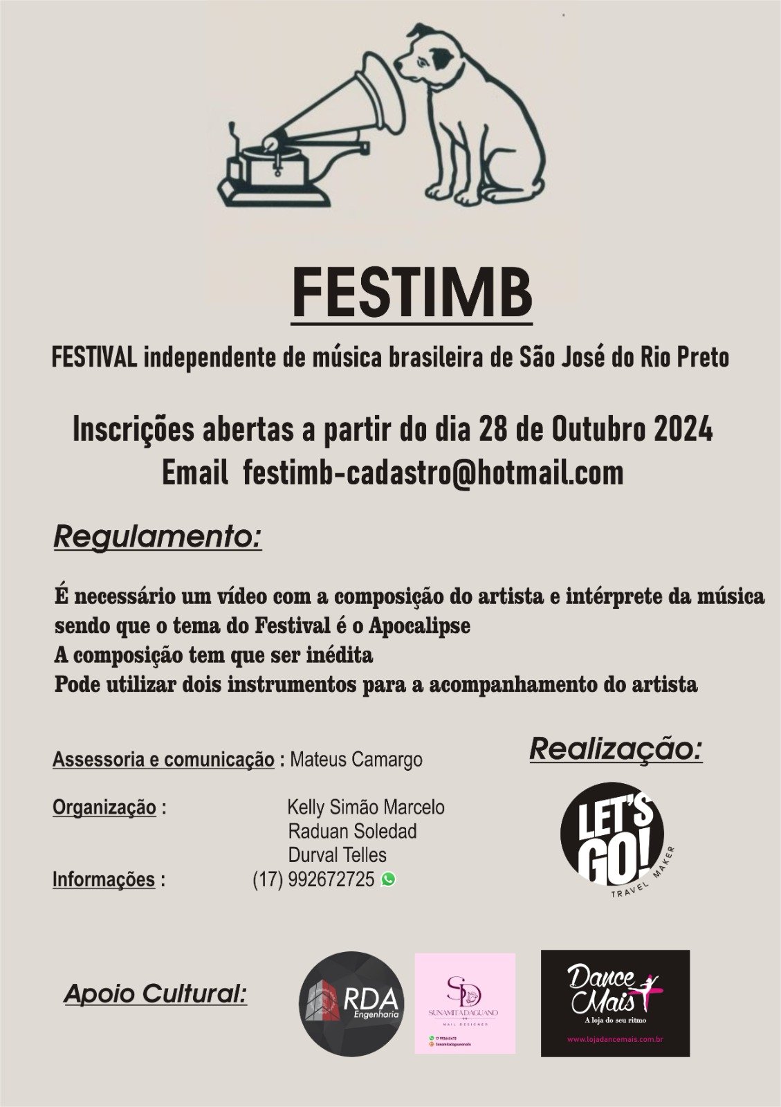 FESTIMB agita Rio Preto em janeiro de 2025