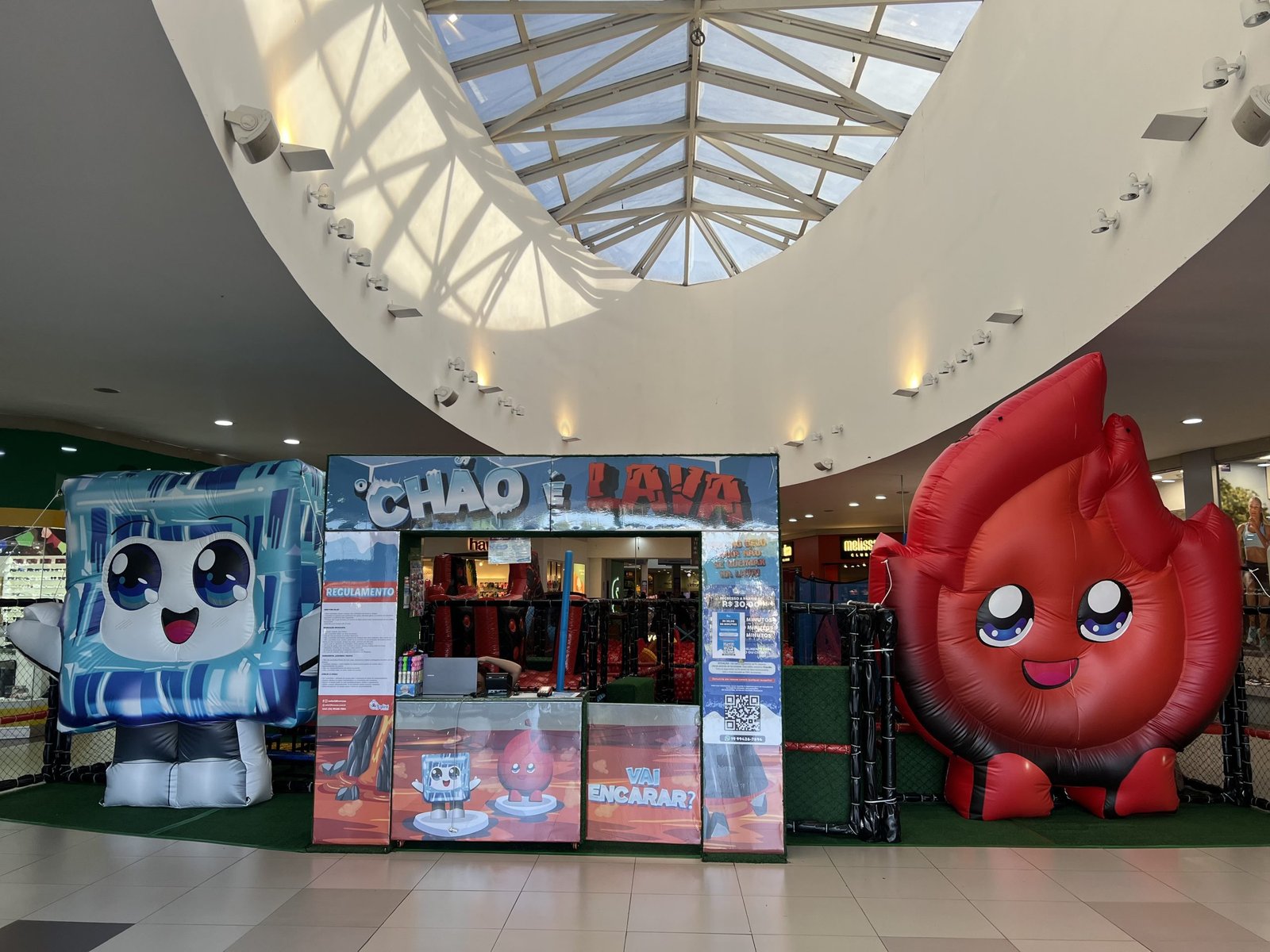 Shopping Cidade Norte traz parque “O Chão é Lava” para as férias em julho