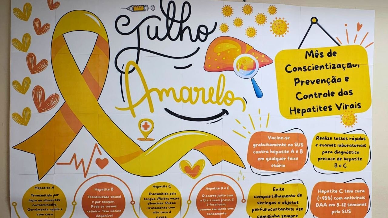 Julho Amarelo: Rio Preto amplia ações contra hepatites virais
