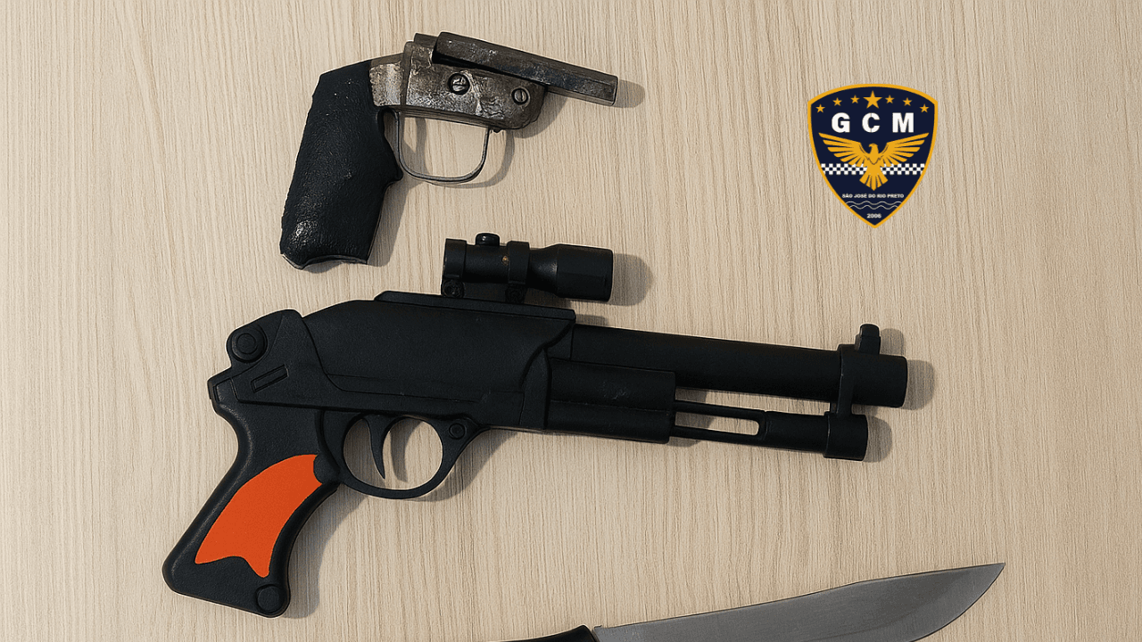 Homem é detido pela GCM com arma de fogo no Santo Antônio