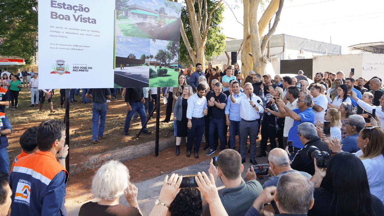Coronel Fábio Candido inaugura a Estação Boa Vista