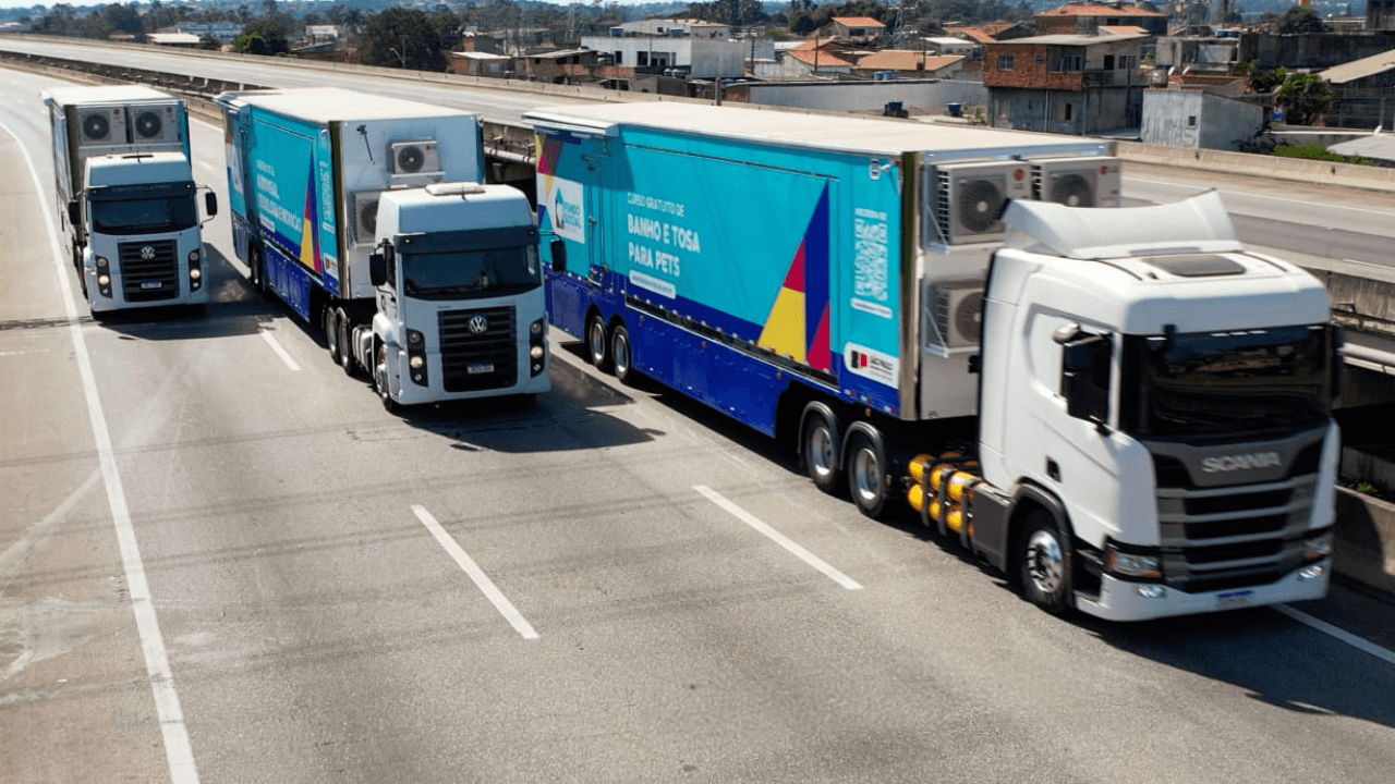 Carreta da capacitação oferece dois cursos presenciais em Rio Preto