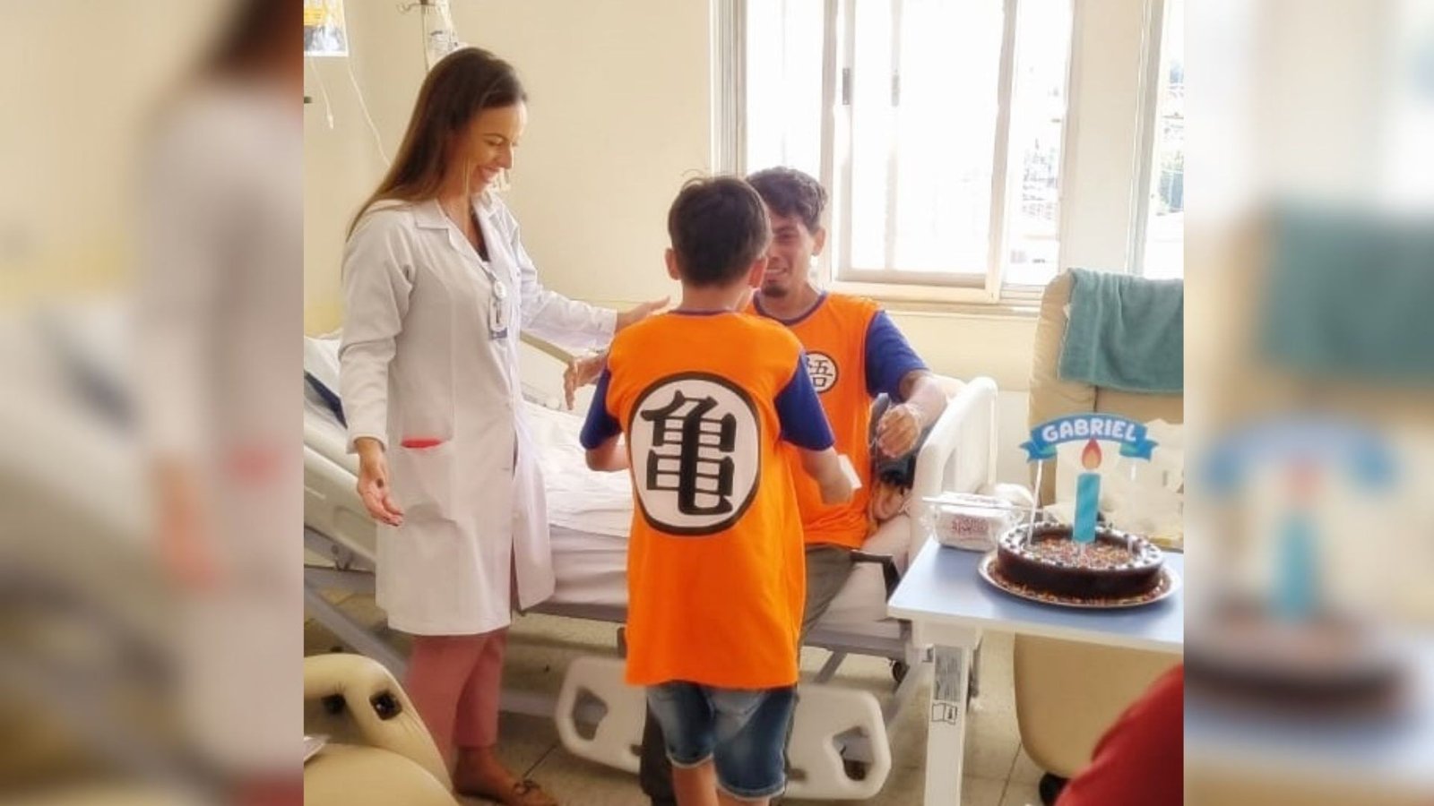 Reencontro Emocionante: Pai e Filho Celebram Aniversário em Hospital Após Acidente
