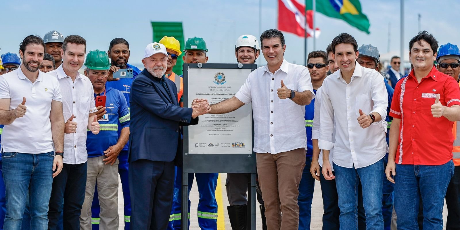 Lula entrega expansão do aeroporto de Belém e modernização do Porto de Outeiro