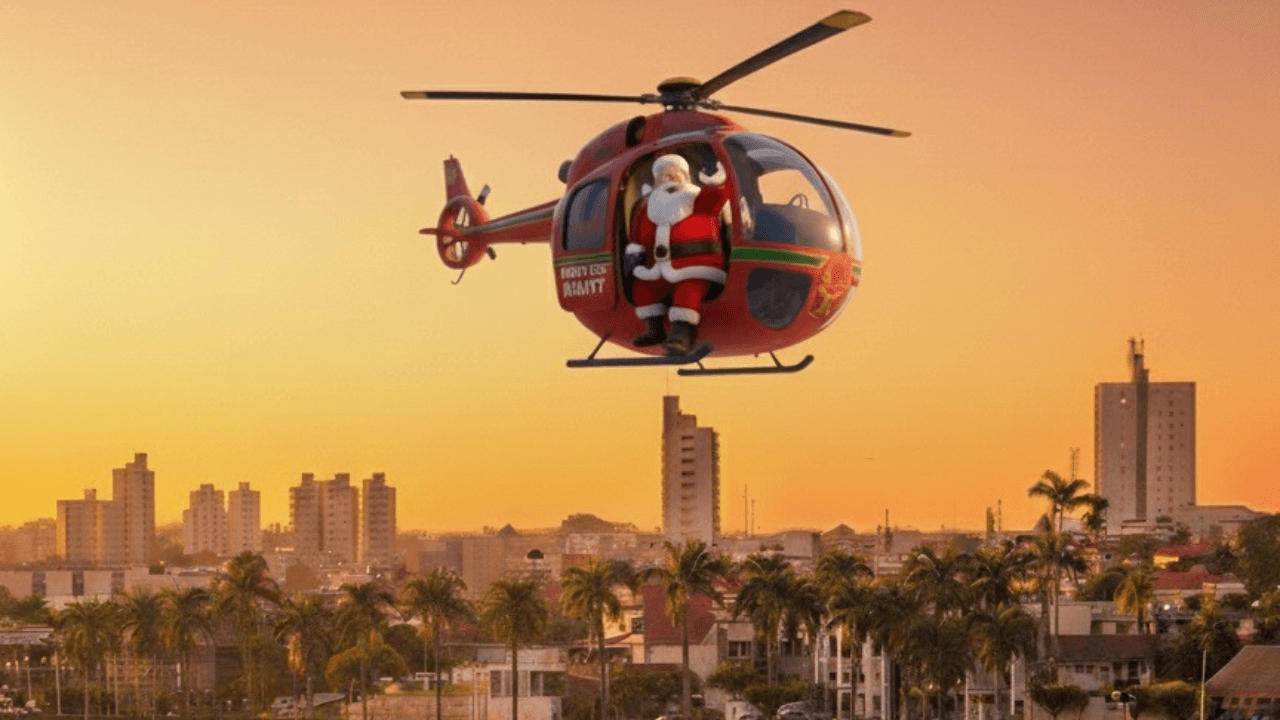 Chegada do papai noel será no dia 14 na Represa Municipal