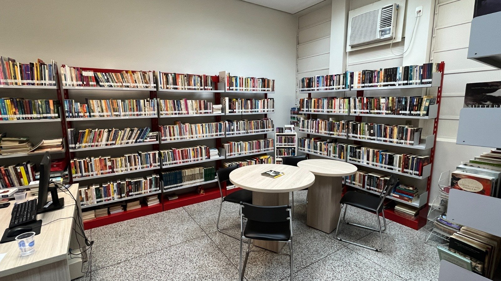 Biblioteca do HB é reinaugurada nesta quarta-feira