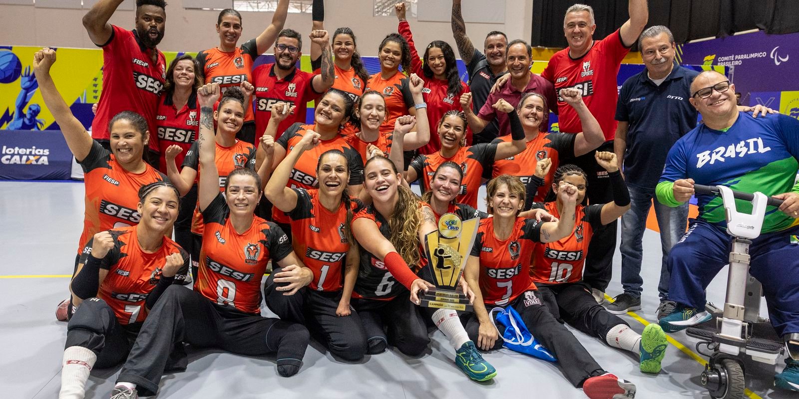 Sesi-SP Amplia Hegemonia e Conquista o Campeonato Brasileiro de Vôlei Sentado Feminino