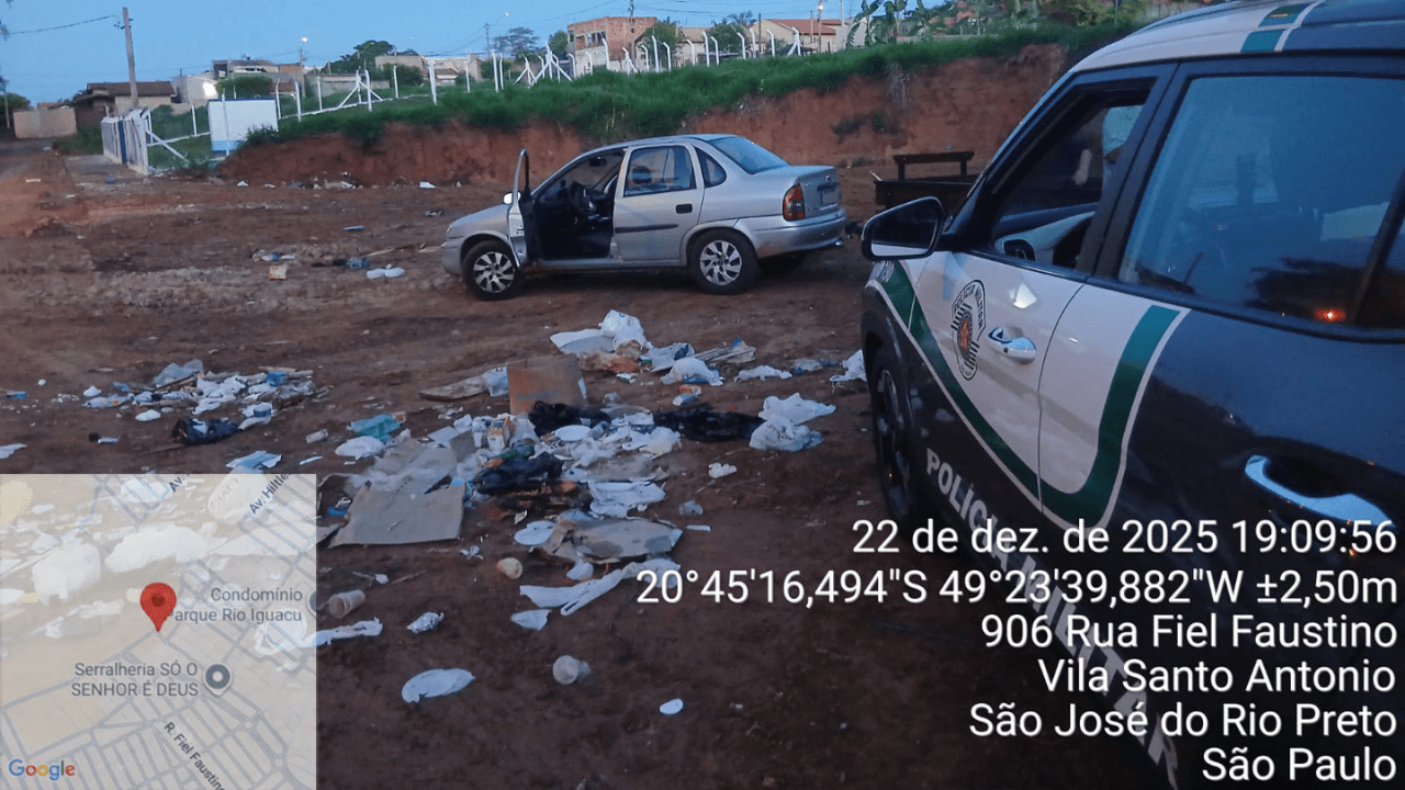 Polícia Ambiental flagra dois casos de descarte irregular em menos de uma semana em Rio Preto