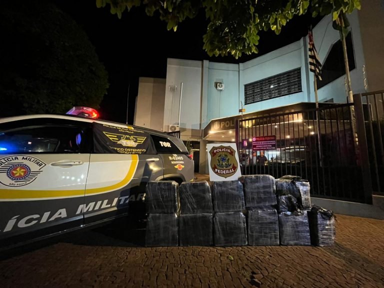 Casal é preso com quase 350 kg de cocaína em rodovia do interior de SP