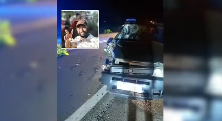 Motociclista morre ao ser atingido de frente por carro que fazia ultrapassagem proibida no interior de SP