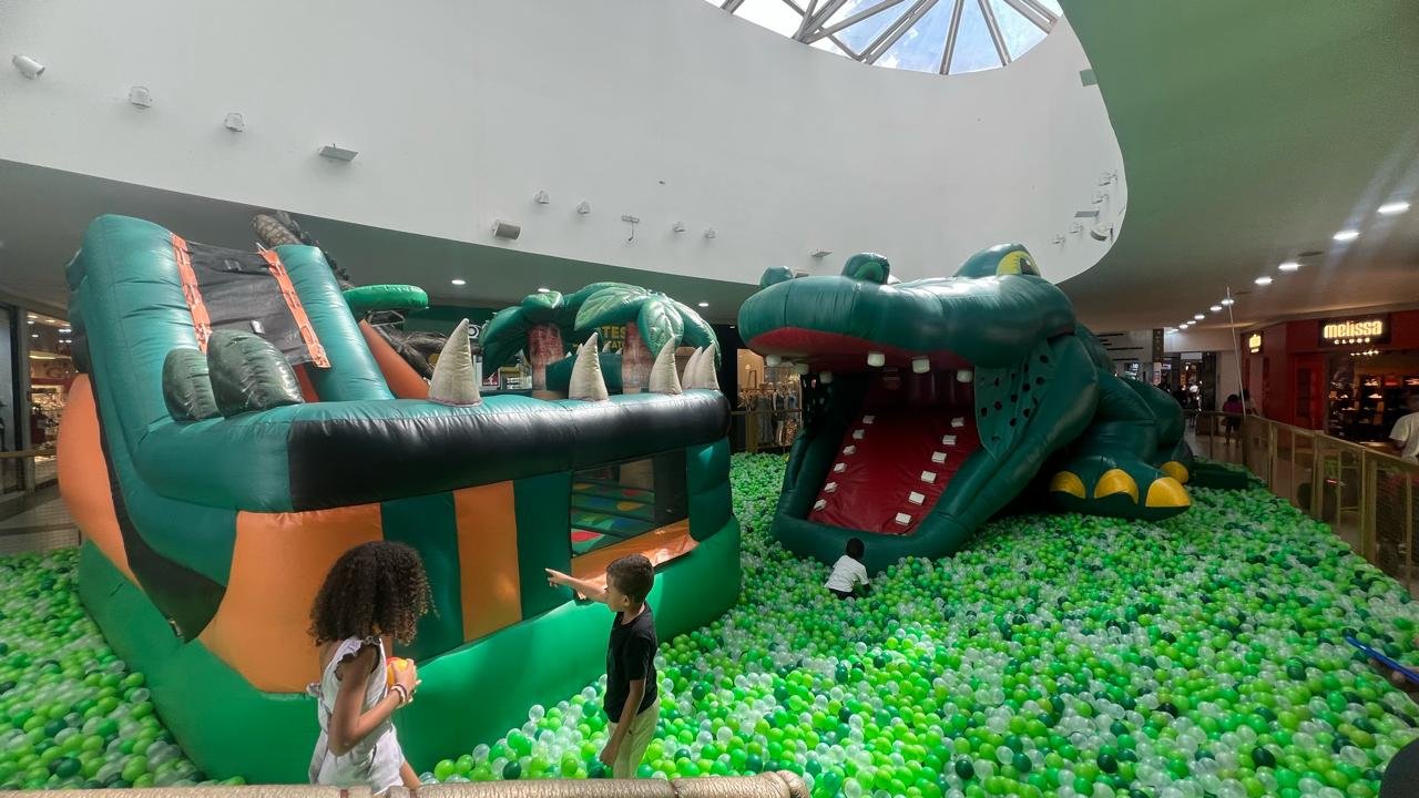 Magic Alligator é atração nas férias no Shopping Cidade Norte