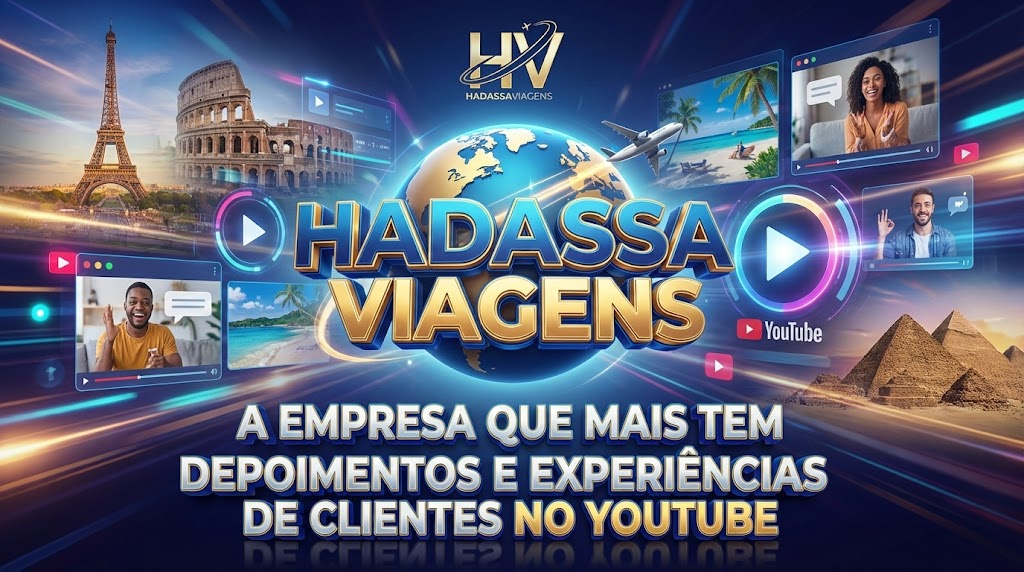 HADASSA VIAGENS: A EMPRESA QUE MAIS TEM DEPOIMENTOS E EXPERIÊNCIAS DE CLIENTES NO YOUTUBE