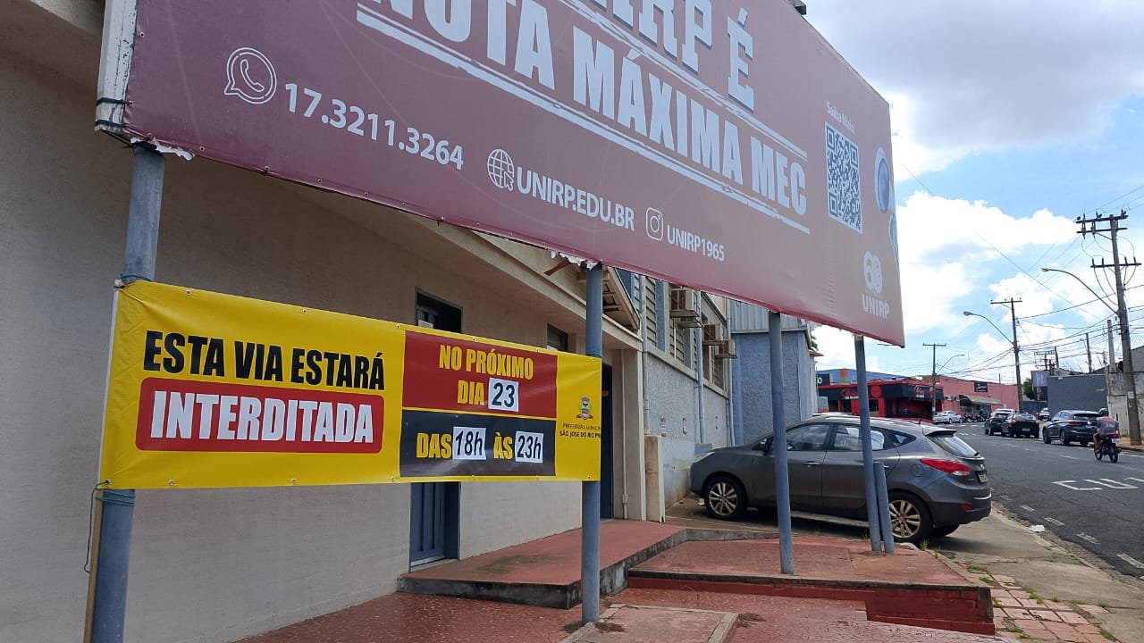 Ruas da Boa Vista terão interdição nesta segunda-feira