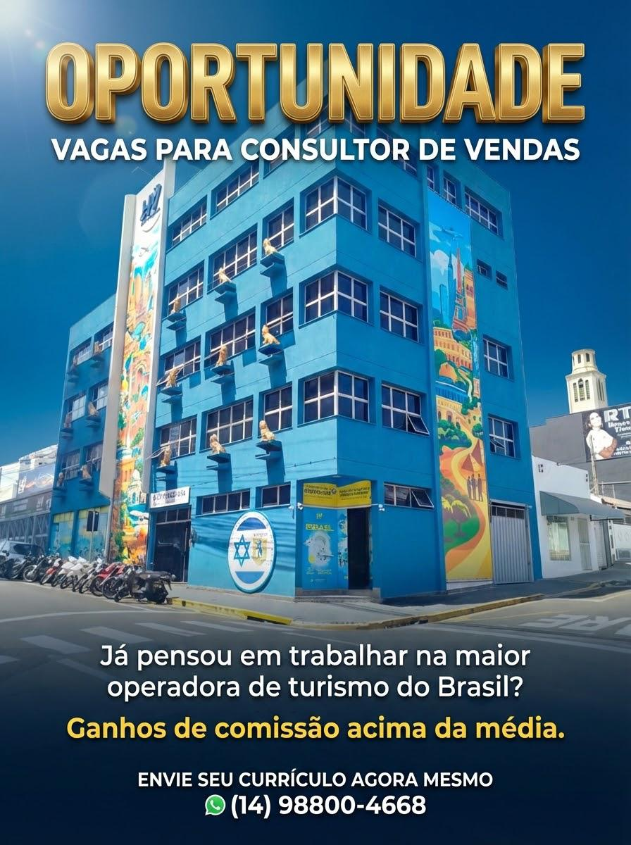 Grupo Hadassa abre vagas para Consultor de Vendas com comissões acima da média em Marilia