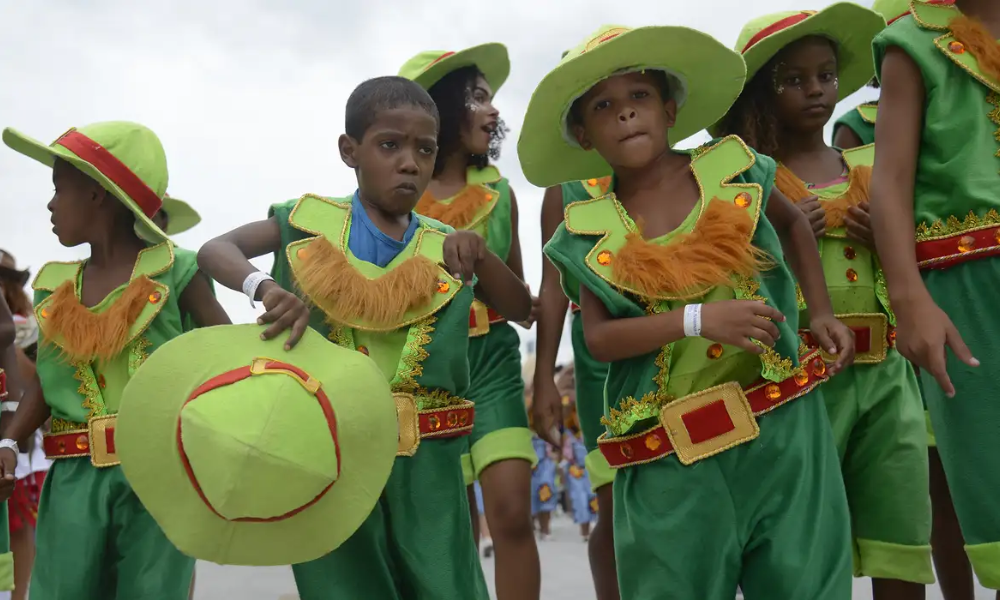 Escolas de samba mirins desfilam na Sapucaí: a nova geração celebra o futuro do carnaval