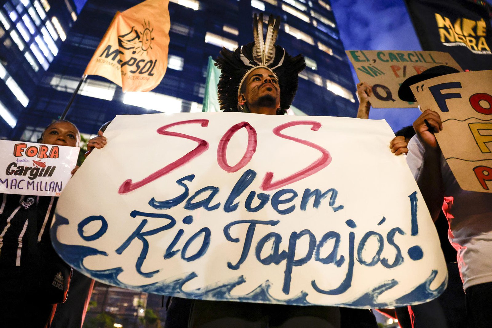 Indígenas ocupam terminal da Cargill em Santarém (PA) em protesto contra decreto de Lula sobre terras