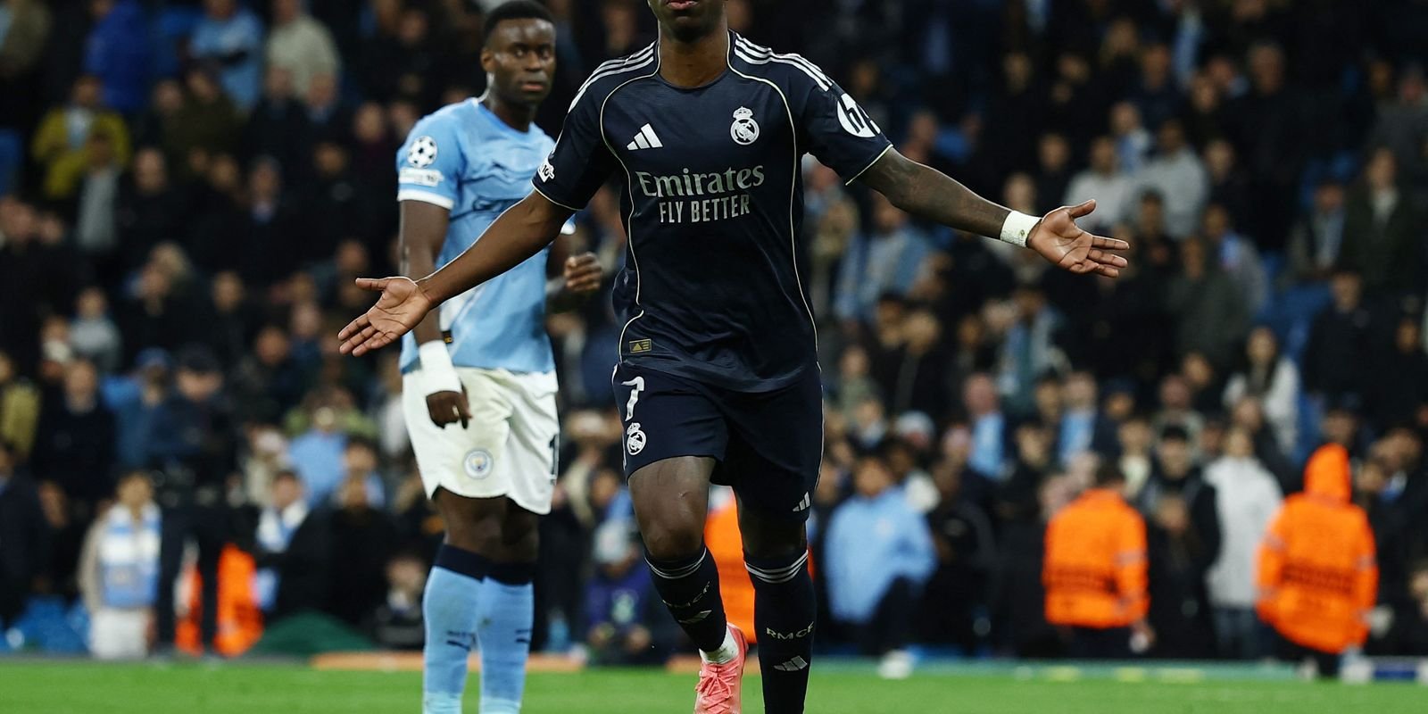 Liga dos Campeões: Noite de Vini Júnior garante Real Madrid nas quartas contra o Manchester City