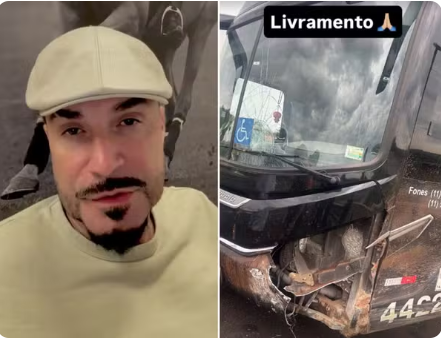 Após sofrer acidente, cantor Latino tranquiliza fãs e confirma show em Rio Preto