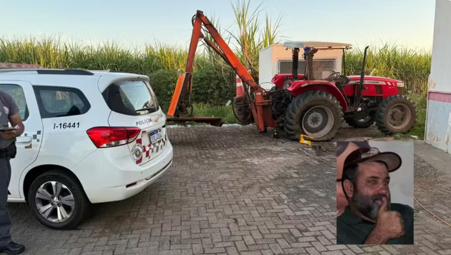 Borracheiro morre atingido por trator durante reparo de pneu em Rubinéia