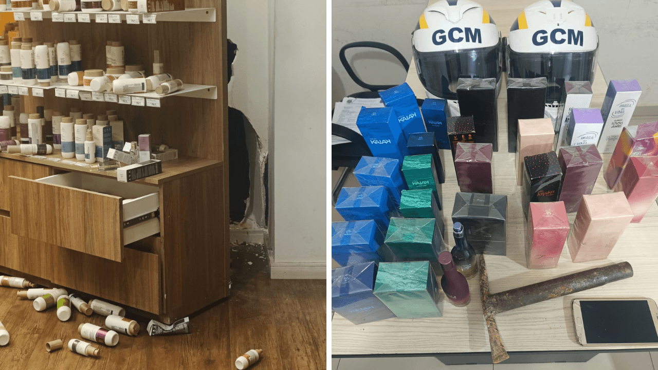 GCM prende dois por furto de produtos em loja de cosméticos em Rio Preto