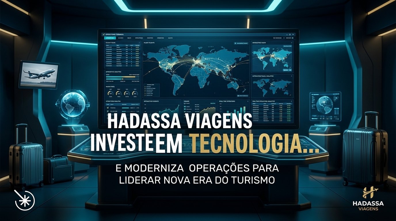 HADASSA VIAGENS INVESTE EM TECNOLOGIA E MODERNIZA OPERAÇÕES PARA LIDERAR NOVA ERA DO TURISMO