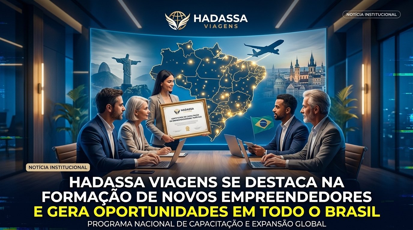 HADASSA VIAGENS SE DESTACA NA FORMAÇÃO DE NOVOS EMPREENDEDORES E GERA OPORTUNIDADES EM TODO O BRASIL