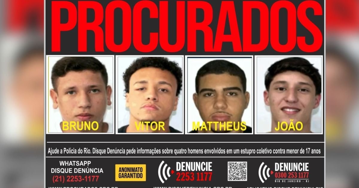Réus de estupro coletivo em Copacabana são investigados por novos crimes no Rio de Janeiro