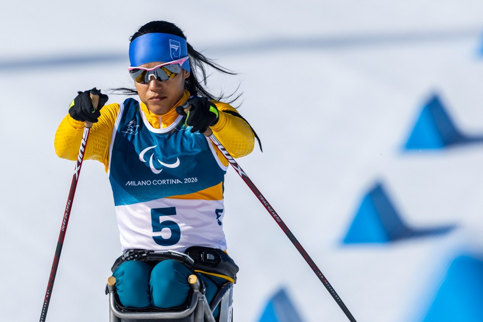Atletas do Time SP, Aline Rocha e Cristian Ribera alcançam o top 5 na prova de 10 km de esqui nos Jogos Paralímpicos de Inverno