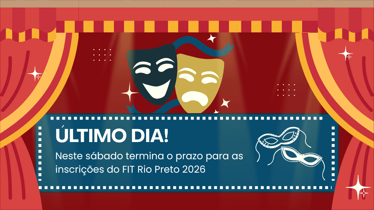 Inscrições para o FIT Rio Preto vão até o dia 28 de março