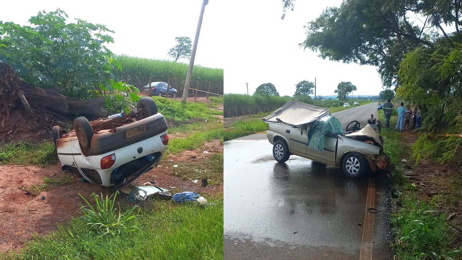 Grave acidente em estrada vicinal entre Mira Estrela e Cardoso deixa três mortos e quatro feridos