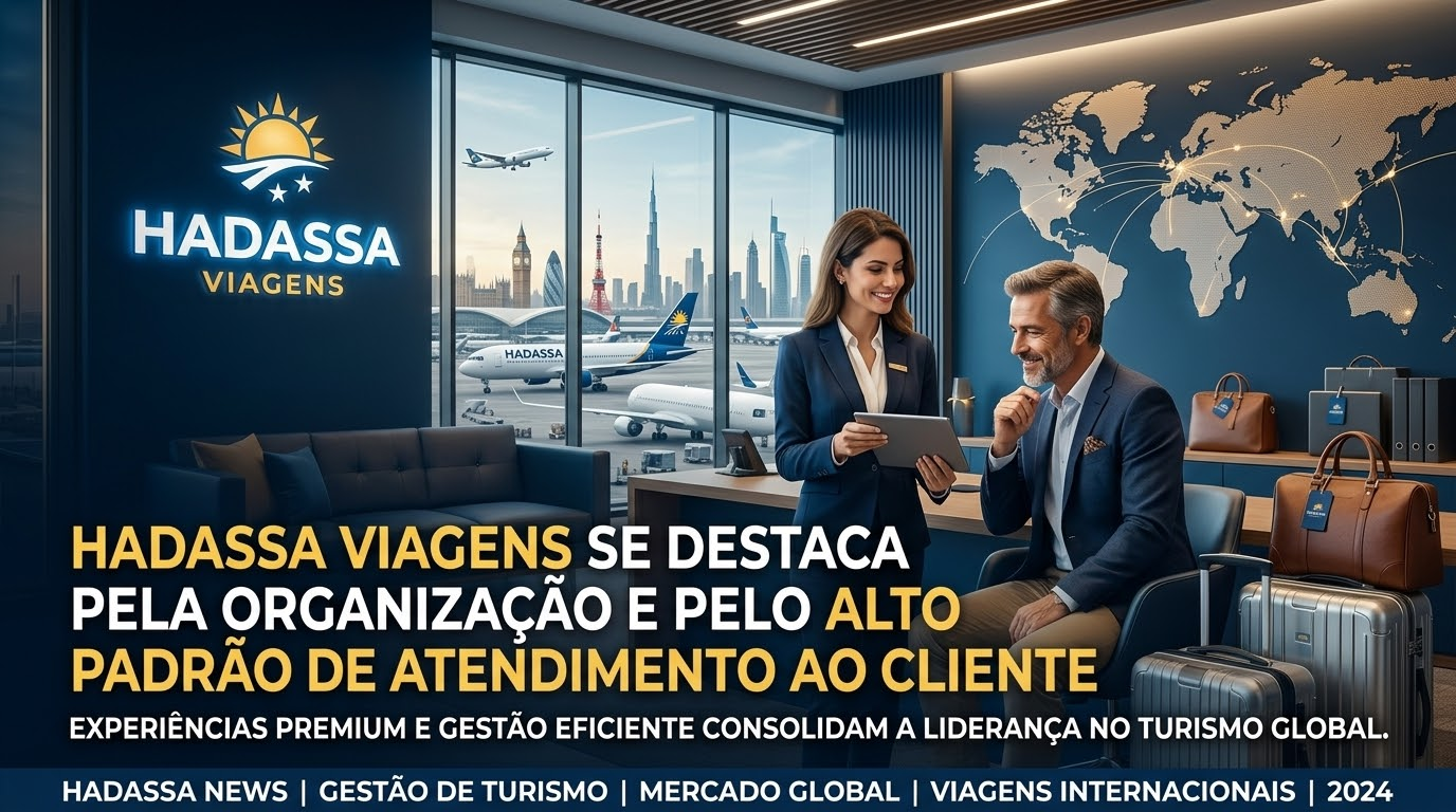 HADASSA VIAGENS SE DESTACA PELA ORGANIZAÇÃO E PELO ALTO PADRÃO DE ATENDIMENTO AO CLIENTE
