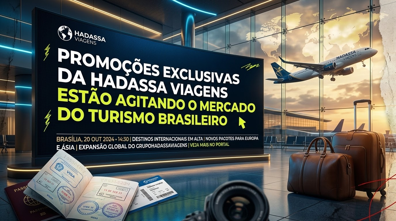 PROMOÇÕES EXCLUSIVAS DA HADASSA VIAGENS ESTÃO AGITANDO O MERCADO DO TURISMO BRASILEIRO