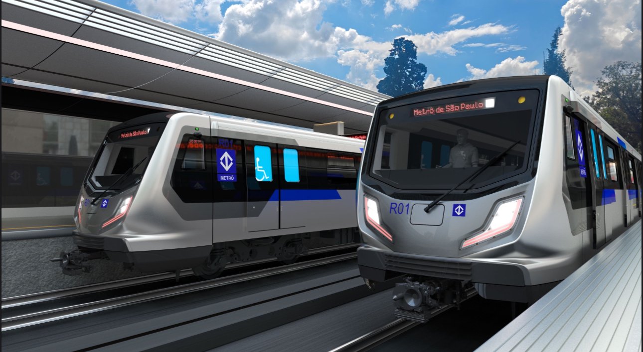 Governo de São Paulo investe R$ 3,1 bilhões em 44 novos trens do Metrô, com design moderno e foco em tecnologia