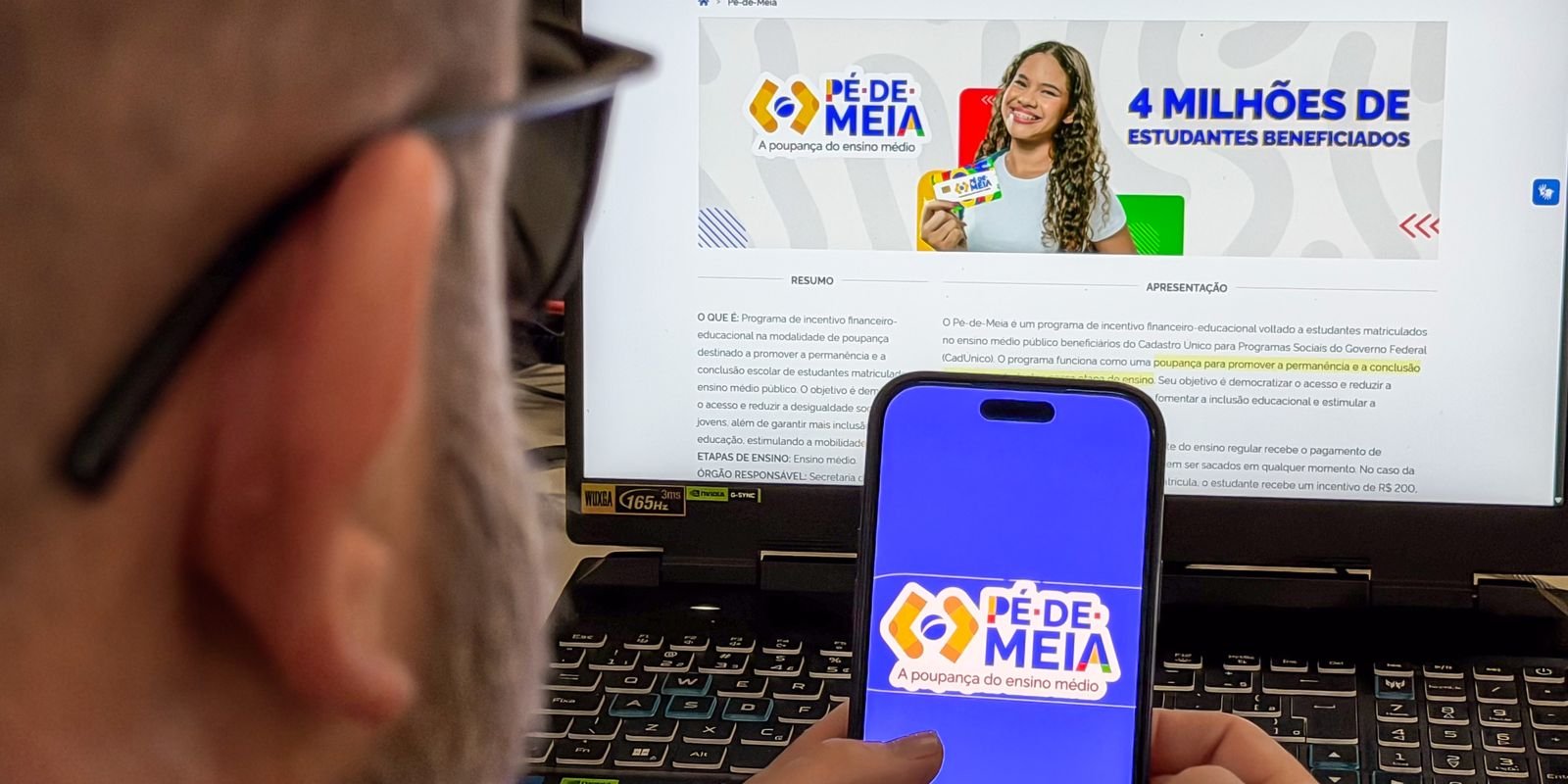 Pé-de-Meia: Governo credita novas parcelas para estudantes nascidos em maio e junho