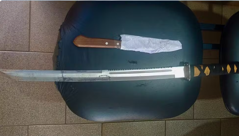 Mulher é agredida por companheiro com faca e espada samurai em Rio Preto
