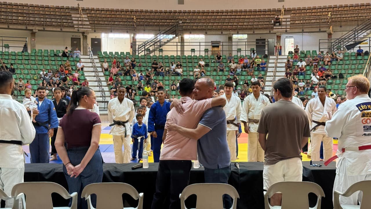 Festival de Judô reúne 300 alunos no Centro Regional de Eventos