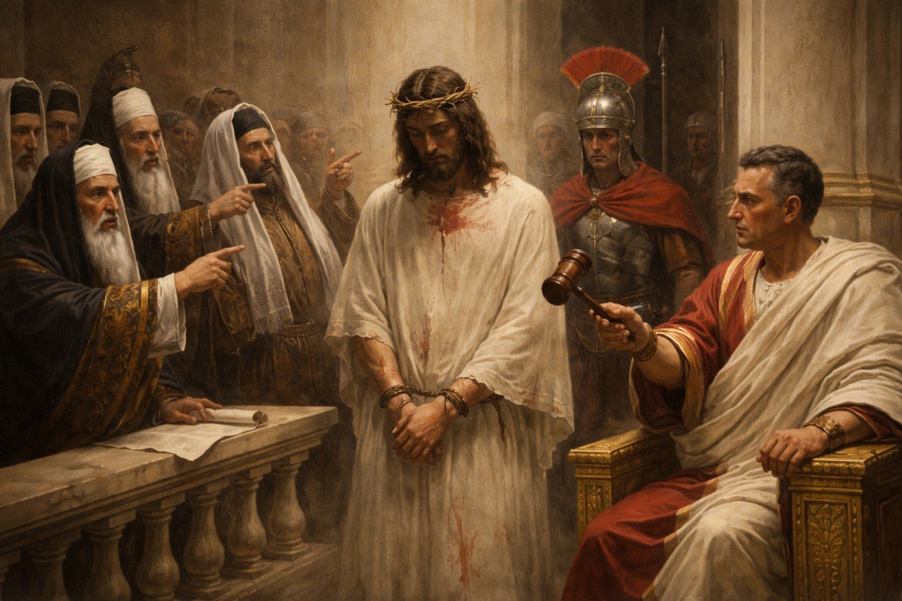 O Julgamento de Jesus: Uma Condenação Antecipada e a Lição Eterna para a Justiça