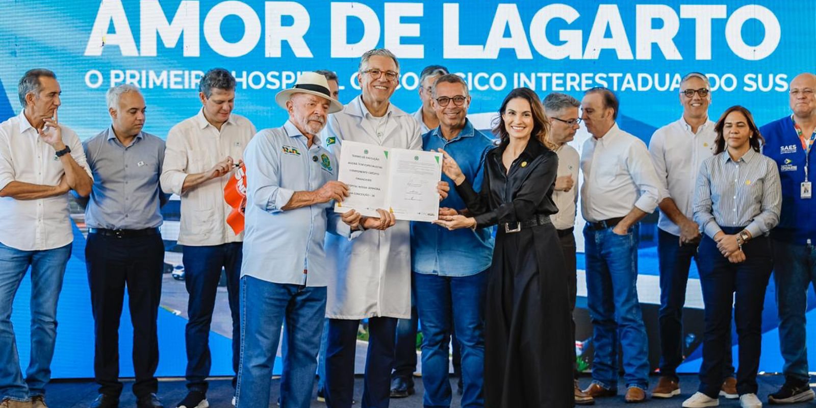 Lula destaca igualdade no SUS ao visitar pioneiro hospital oncológico interestadual em Sergipe