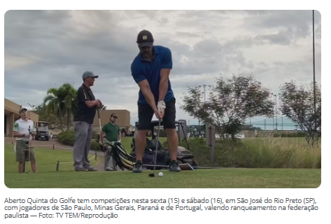 Aberto de Golfe de Rio Preto vai até sábado com destaque para novo espaço com buracos iluminados