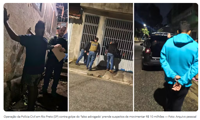 Policiais Civis de Rio Preto deflagram operação contra o golpe do ‘falso advogado’ na capital e litoral de SP