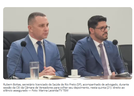 Secretário Bottas fica em silêncio em depoimento à CPI da Saúde
