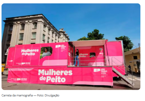 Carretas de mamografia oferecem exames gratuitos na região de Rio Preto